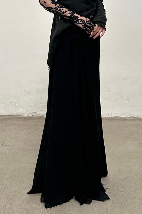marc le bihan long skirt 2530 black